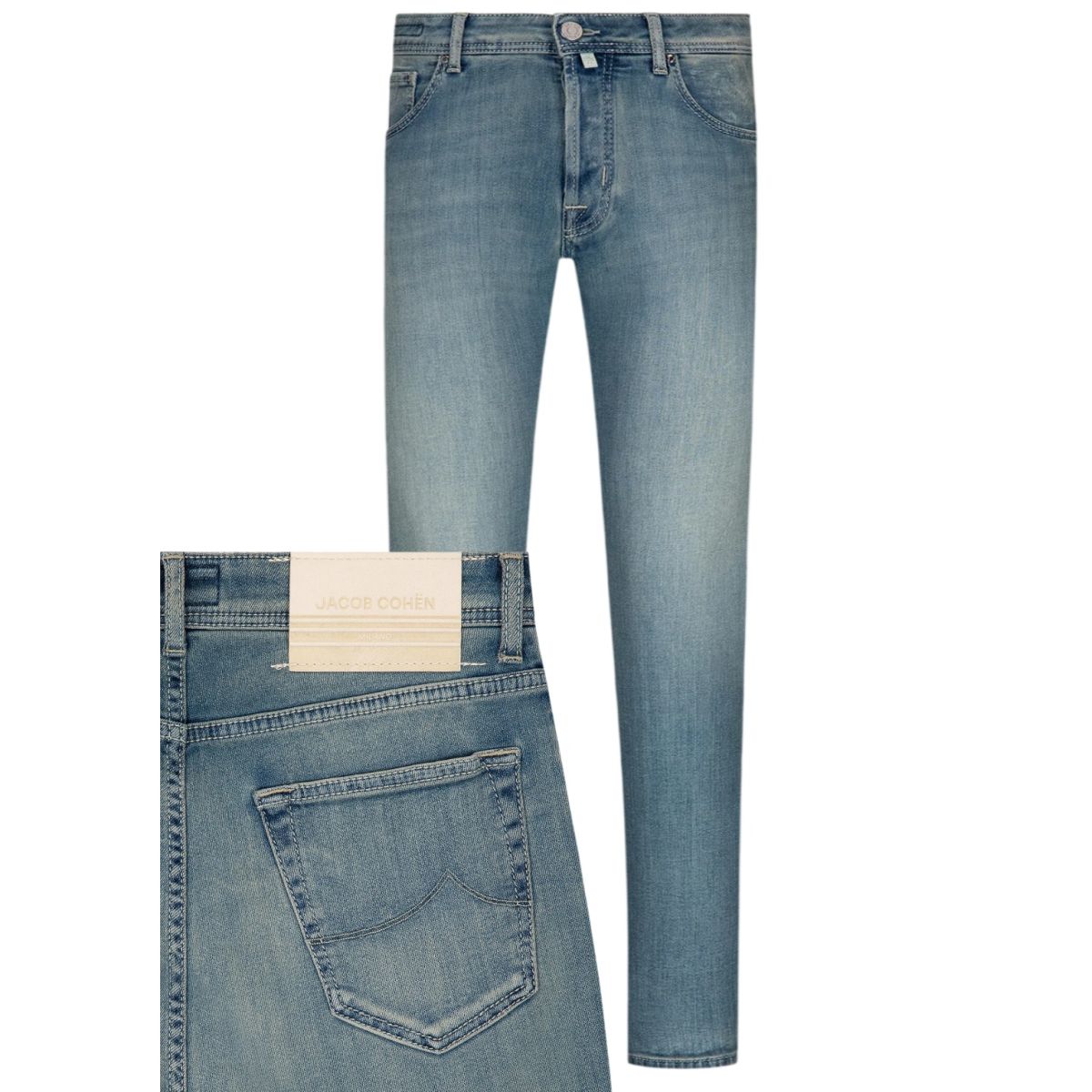 Jacob Cohën Bard Jeans 300D Licht Blauw
