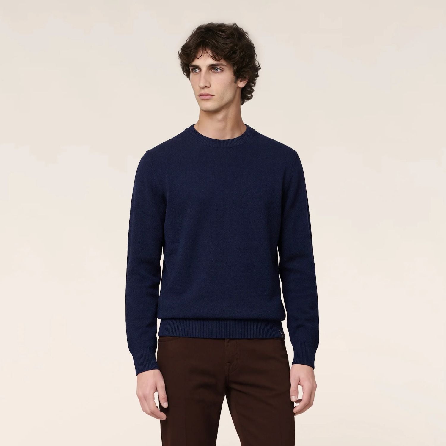 Jacob Cohën Cashmere Sweater Donker Blauw