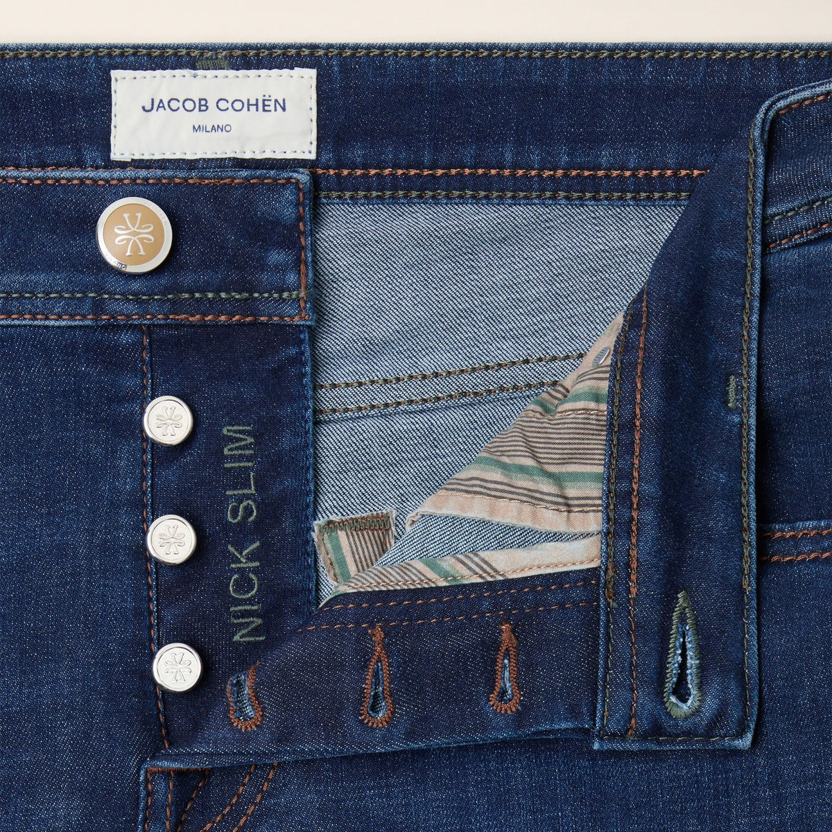 Jacob Cohën Nick Super Slim Jeans 200D Blauw