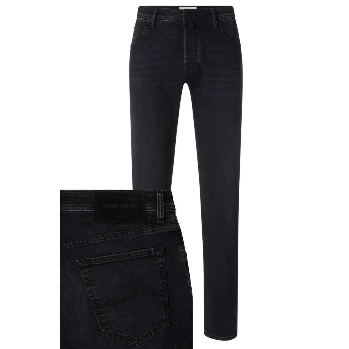 Jacob Cohën Nick Super Slim Jeans 500D Zwart