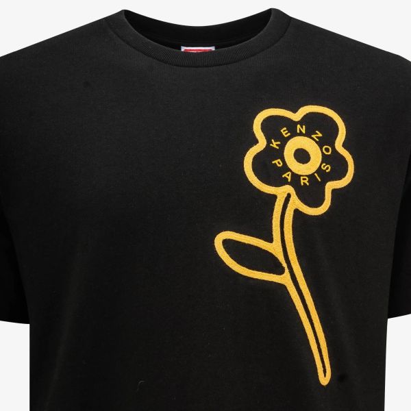 Kenzo Rue Vivienne Oversized T-shirt Zwart