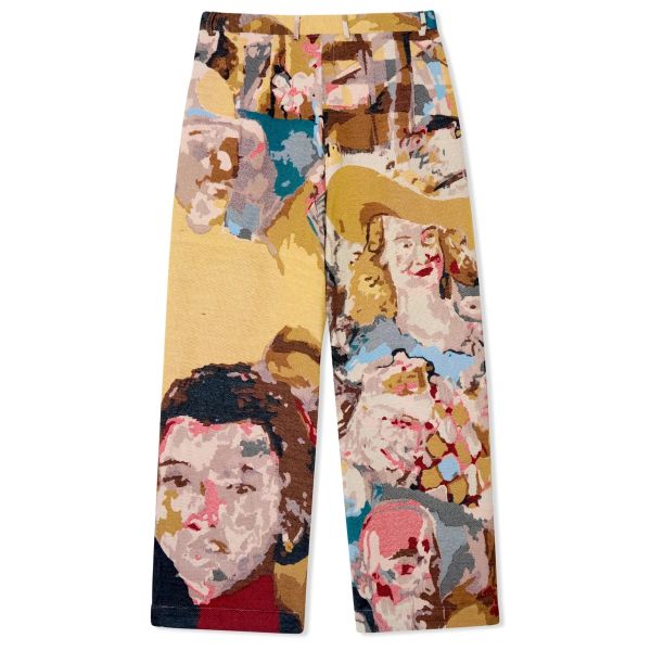 KidSuper Studios Jacquarded Paintings Double Pleated Broek Meerkleurig