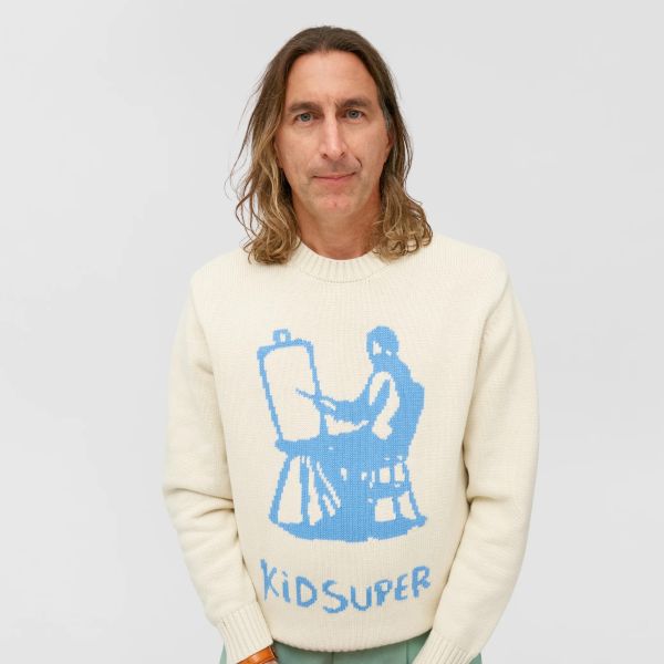 KidSuper Studios Painter Sweater Off White