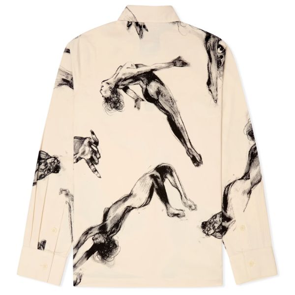 KidSuper Studios Trapeze Performer Overhemd Off White