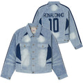 KidSuper Studios X Ronaldinho Spijkerjas Blauw
