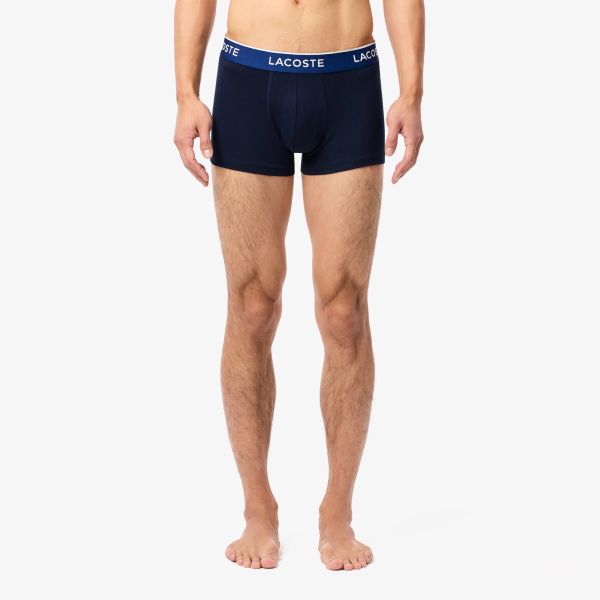 Lacoste 3-Pack Boxer Navy/Roze/Licht Blauw