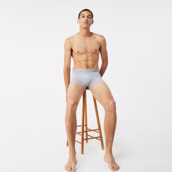Lacoste 3-Pack Boxer Zwart/Wit/Grijs