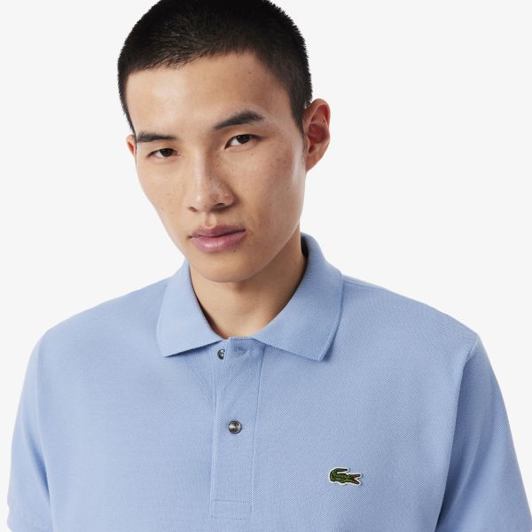 Lacoste Classic Fit Polo Licht Blauw