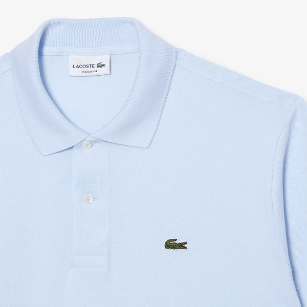 Lacoste Classic Fit Polo Licht Blauw