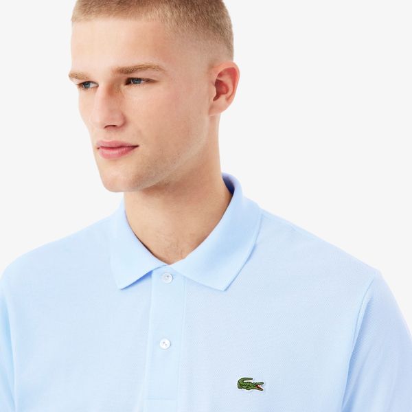 Lacoste Classic Fit Polo Licht Blauw