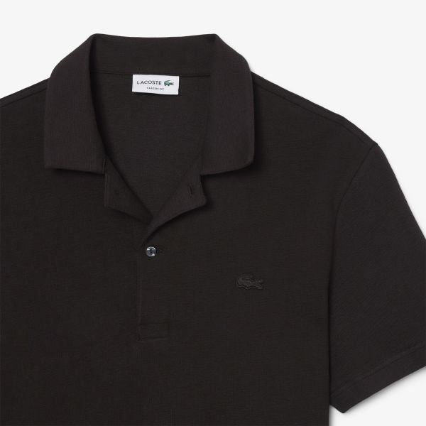 Lacoste Classic Fit Textured Polo Bruin