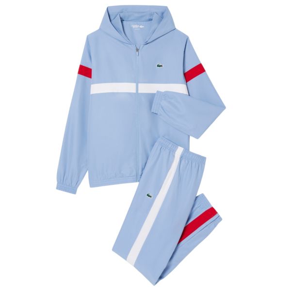 Lacoste Colourblock Trainingspak Licht Blauw