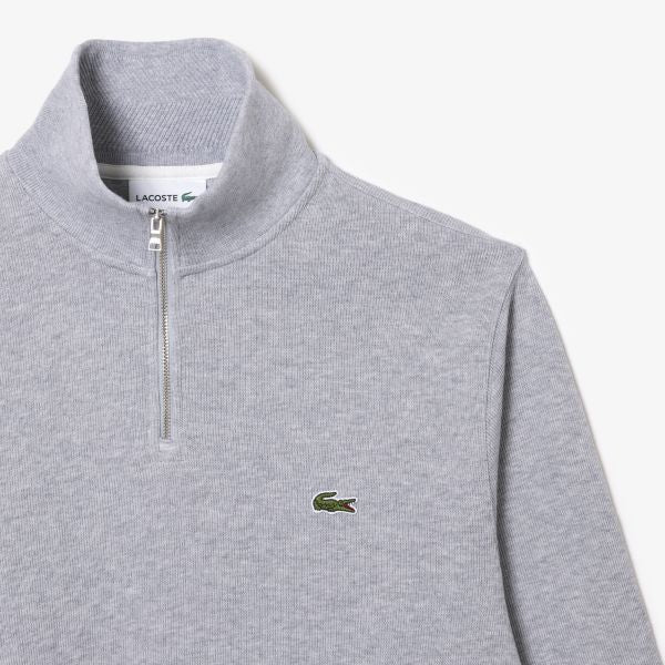 Lacoste Half Zip Sweater Grijs