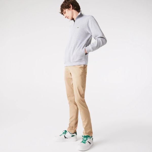 Lacoste Half Zip Sweater Grijs