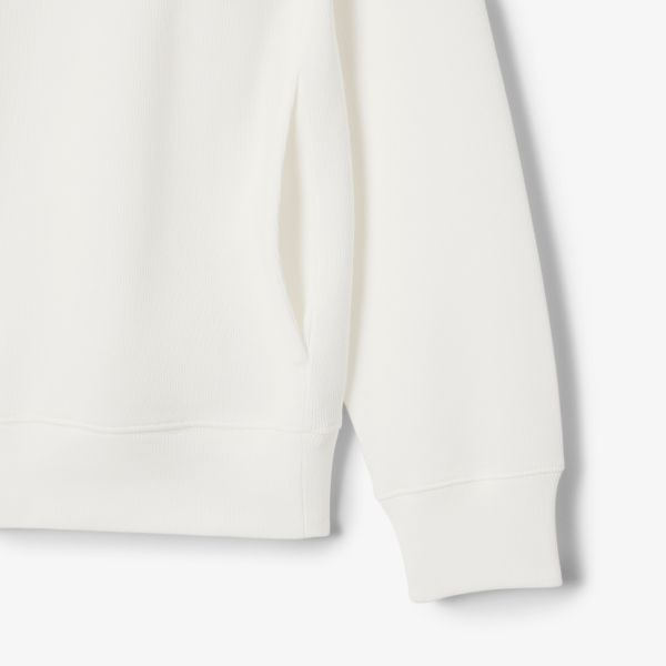 Lacoste Half Zip Sweater Off White