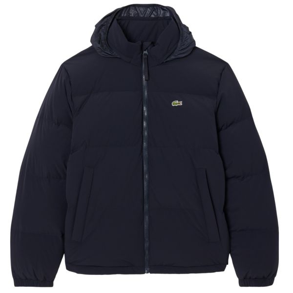 Lacoste Hooded Down Puffer Navy
