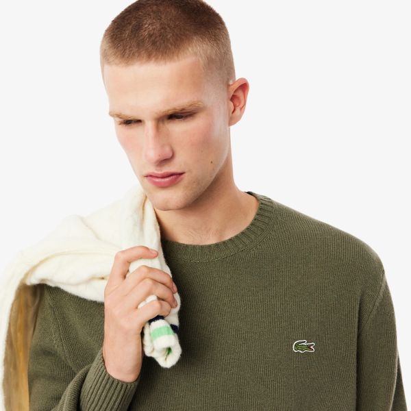Lacoste Knitted Sweater Donker Groen