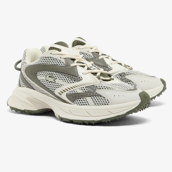Lacoste L003 Neo Shot 125 Sneaker Off White/Donker Groen