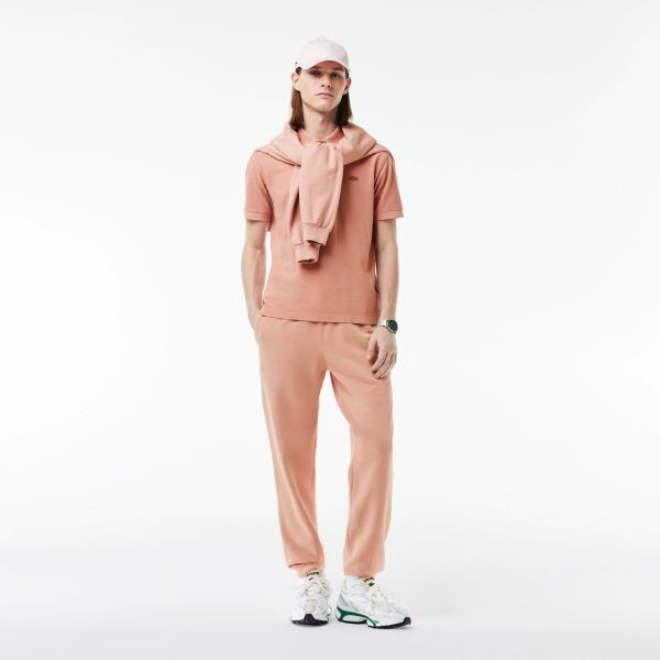 Lacoste Natural Dyed Classic Fit Polo Roze