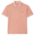 Lacoste Natural Dyed Classic Fit Polo Roze