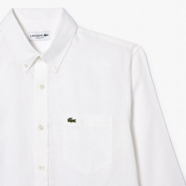 Lacoste Overhemd Wit