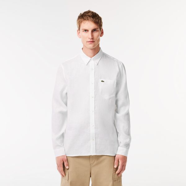 Lacoste Overhemd Wit