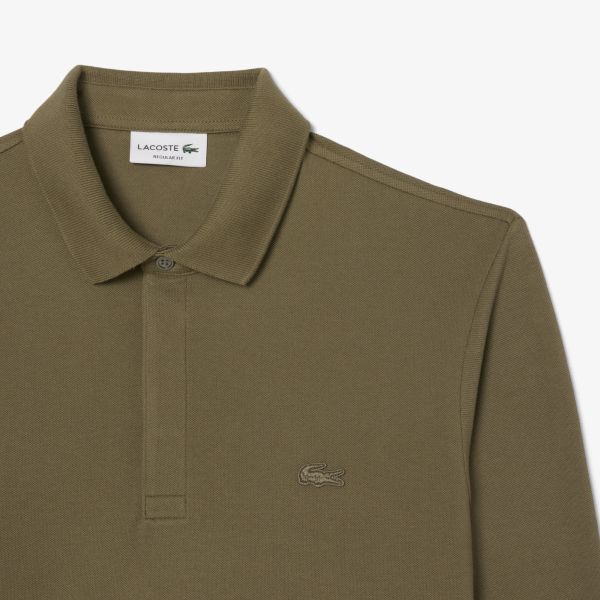 Lacoste Smart Paris Longsleeve Polo Donker Groen