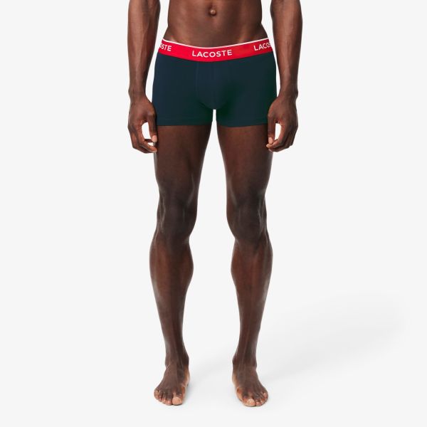 Lacoste Stretch 3-Pack Boxer Navy/Groen/Rood