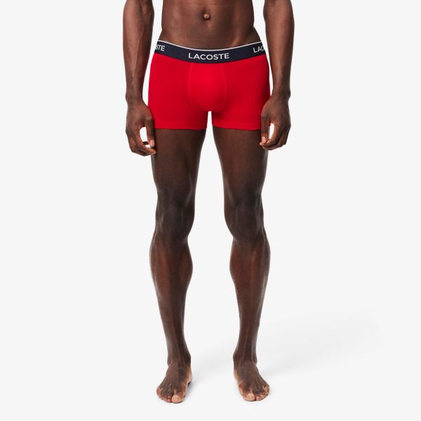 Lacoste Stretch 3-Pack Boxer Navy/Rood