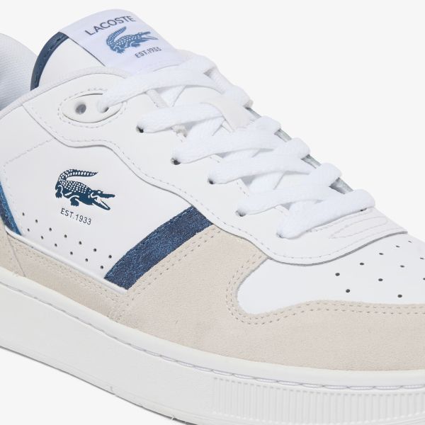 Lacoste T-Clip Set Sneaker Wit/Blauw