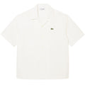 Lacoste Waffle Knit Overhemd Off White