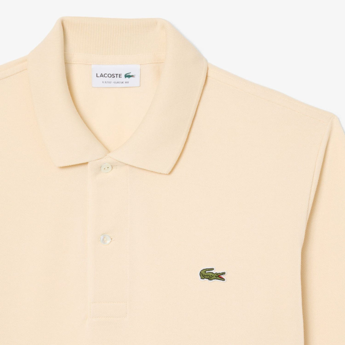 Lacoste Classic Fit Longsleeve Polo Beige