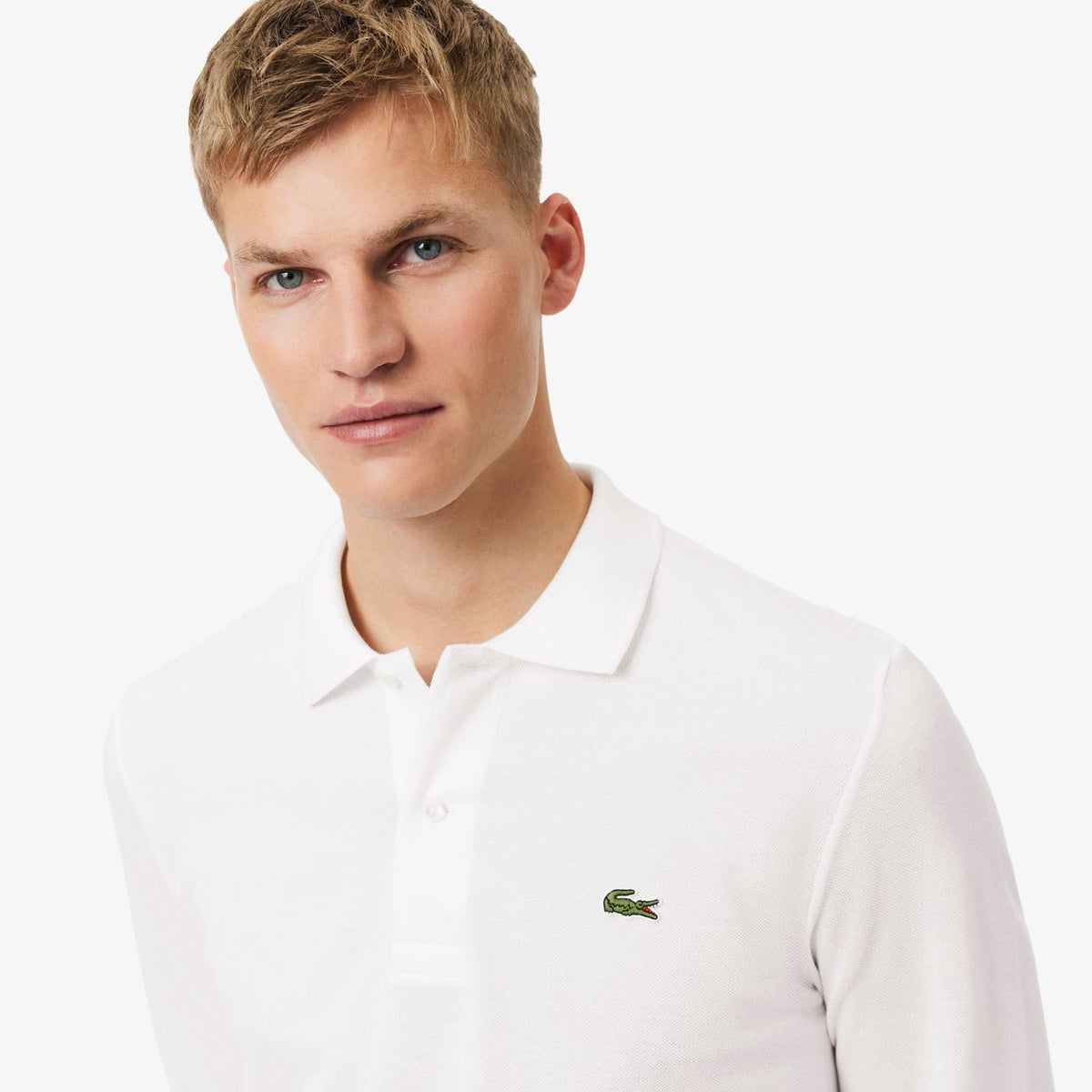 Lacoste Classic Fit Longsleeve Polo Wit