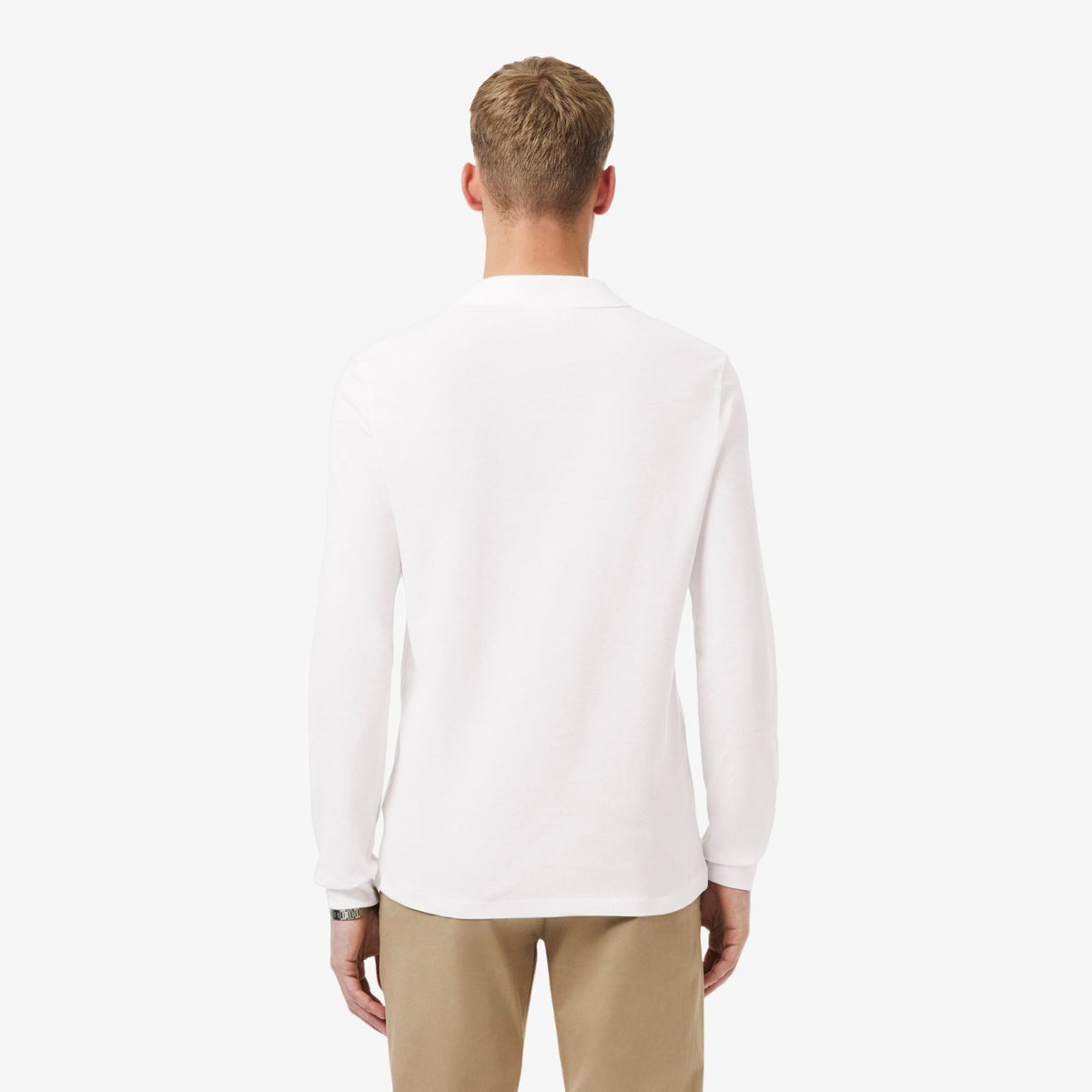 Lacoste Classic Fit Longsleeve Polo Wit