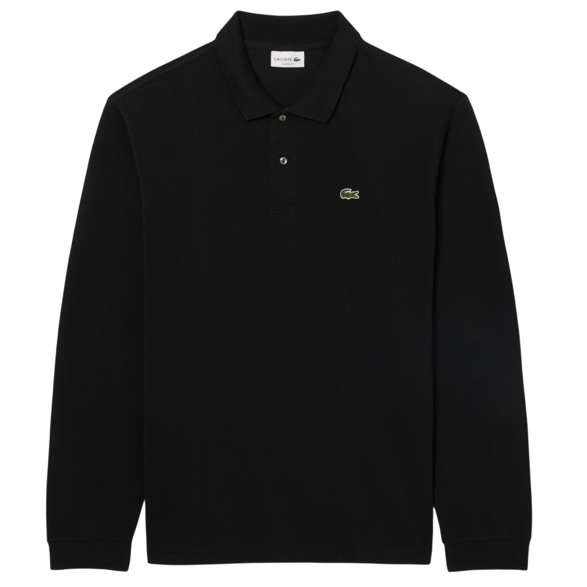 Lacoste Classic Fit Longsleeve Polo Zwart