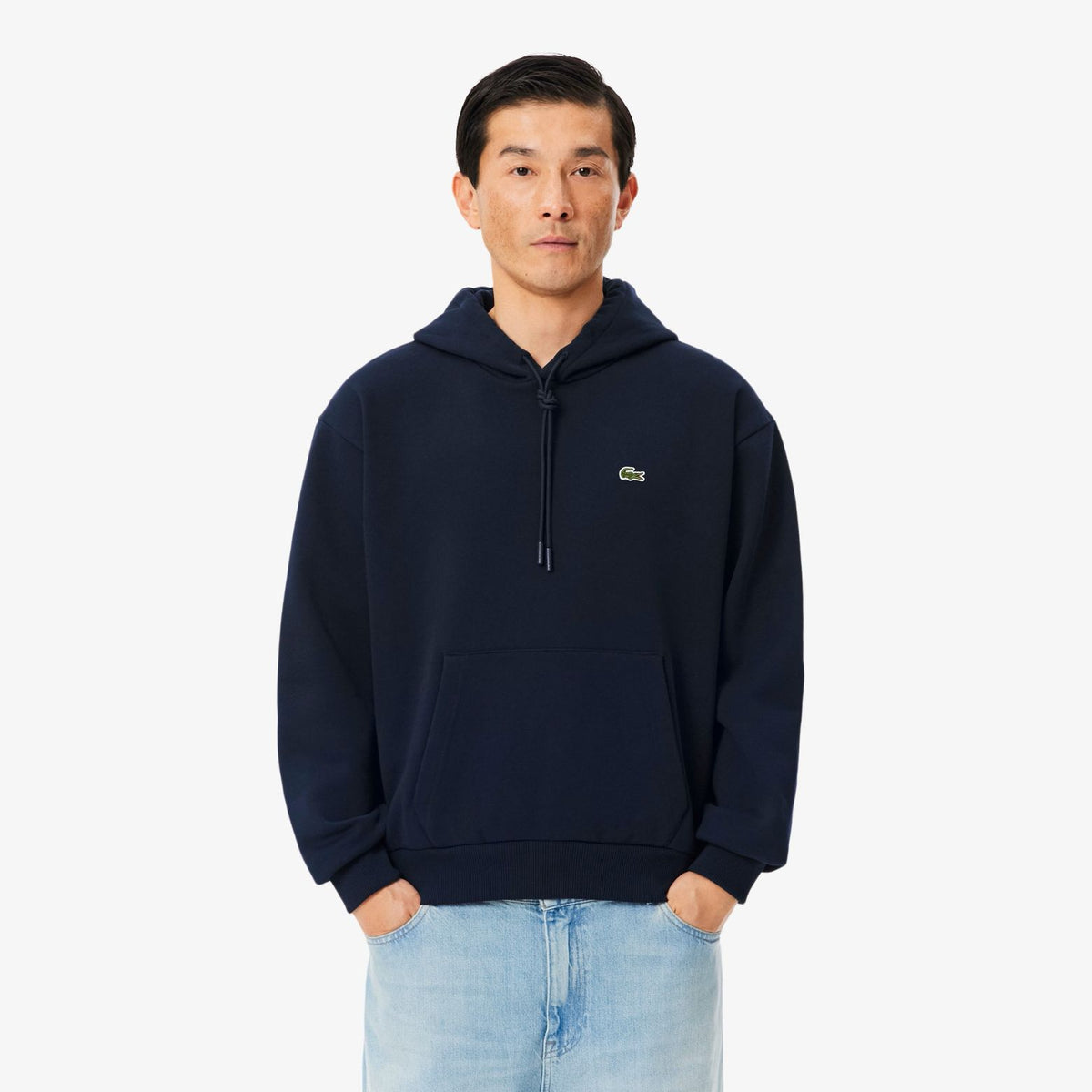 Lacoste Fleece Hoodie Navy