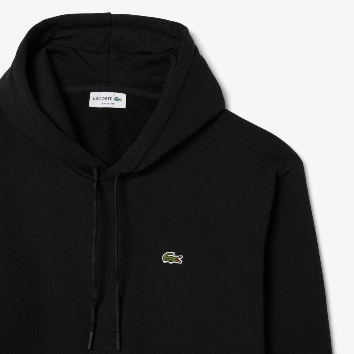 Lacoste Fleece Hoodie Zwart
