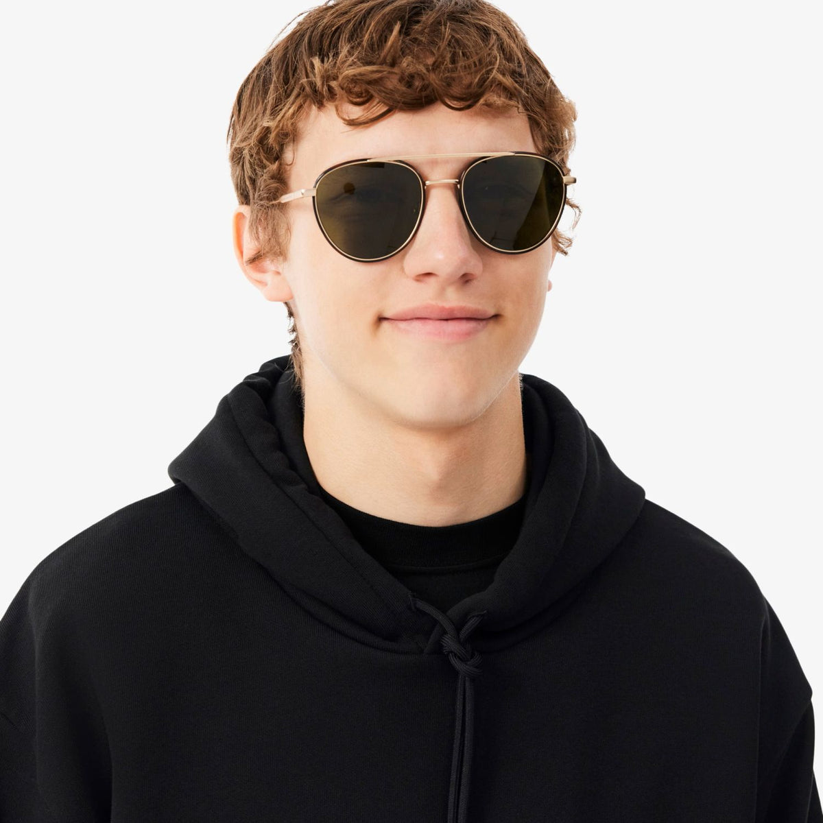 Lacoste Fleece Hoodie Zwart