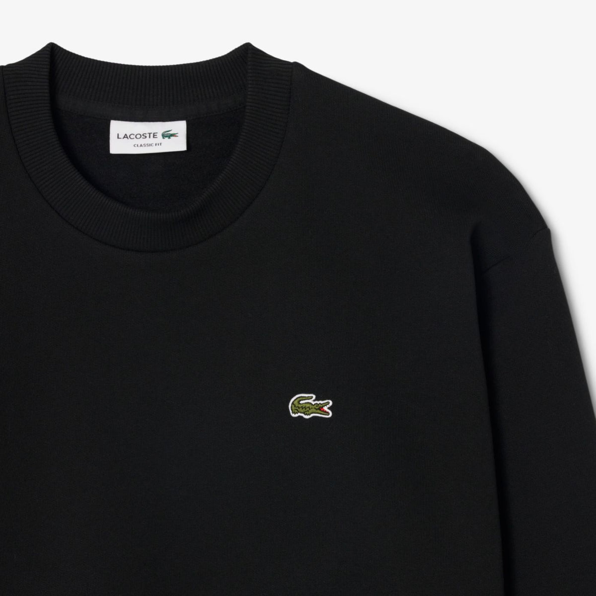 Lacoste Fleece Sweater Zwart