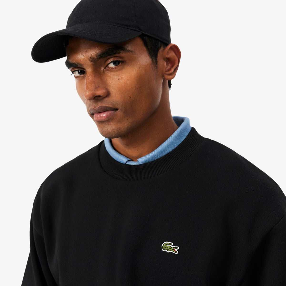 Lacoste Fleece Sweater Zwart