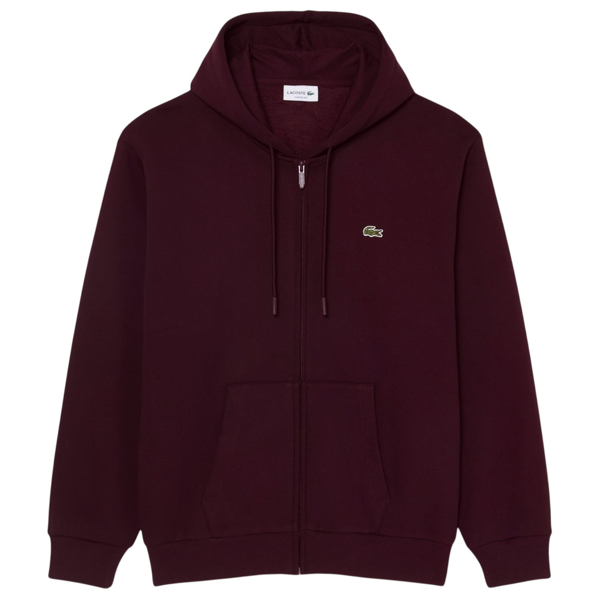 Lacoste Fleece Vest Bordeaux