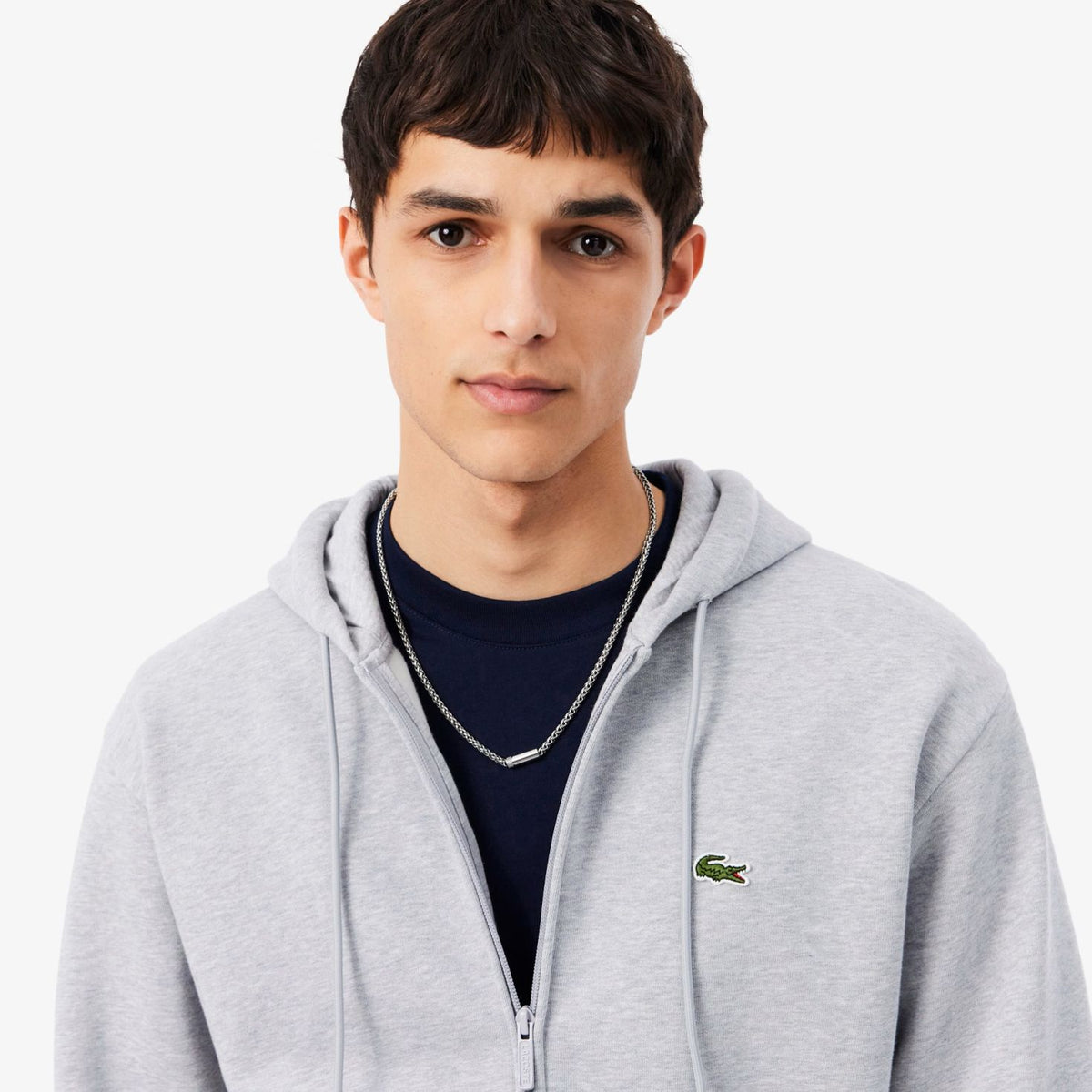 Lacoste Fleece Vest Grijs