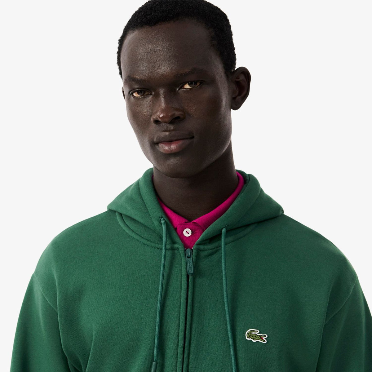 Lacoste Fleece Vest Groen