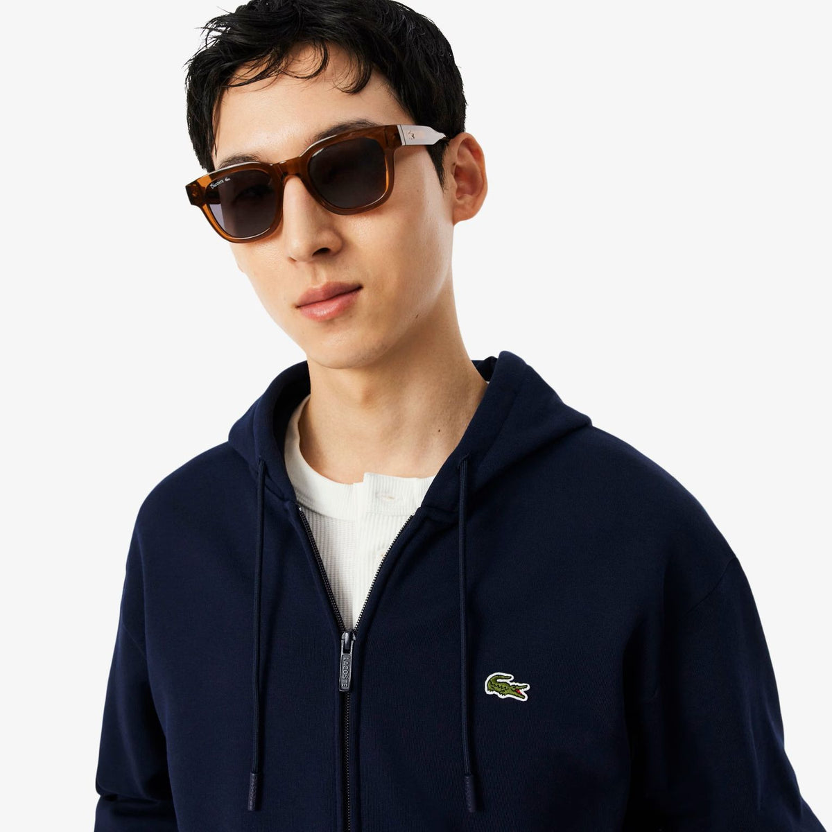 Lacoste Fleece Vest Navy