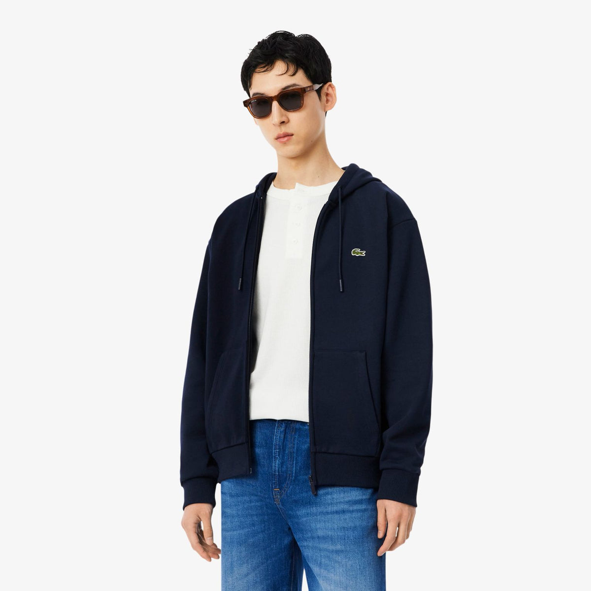 Lacoste Fleece Vest Navy