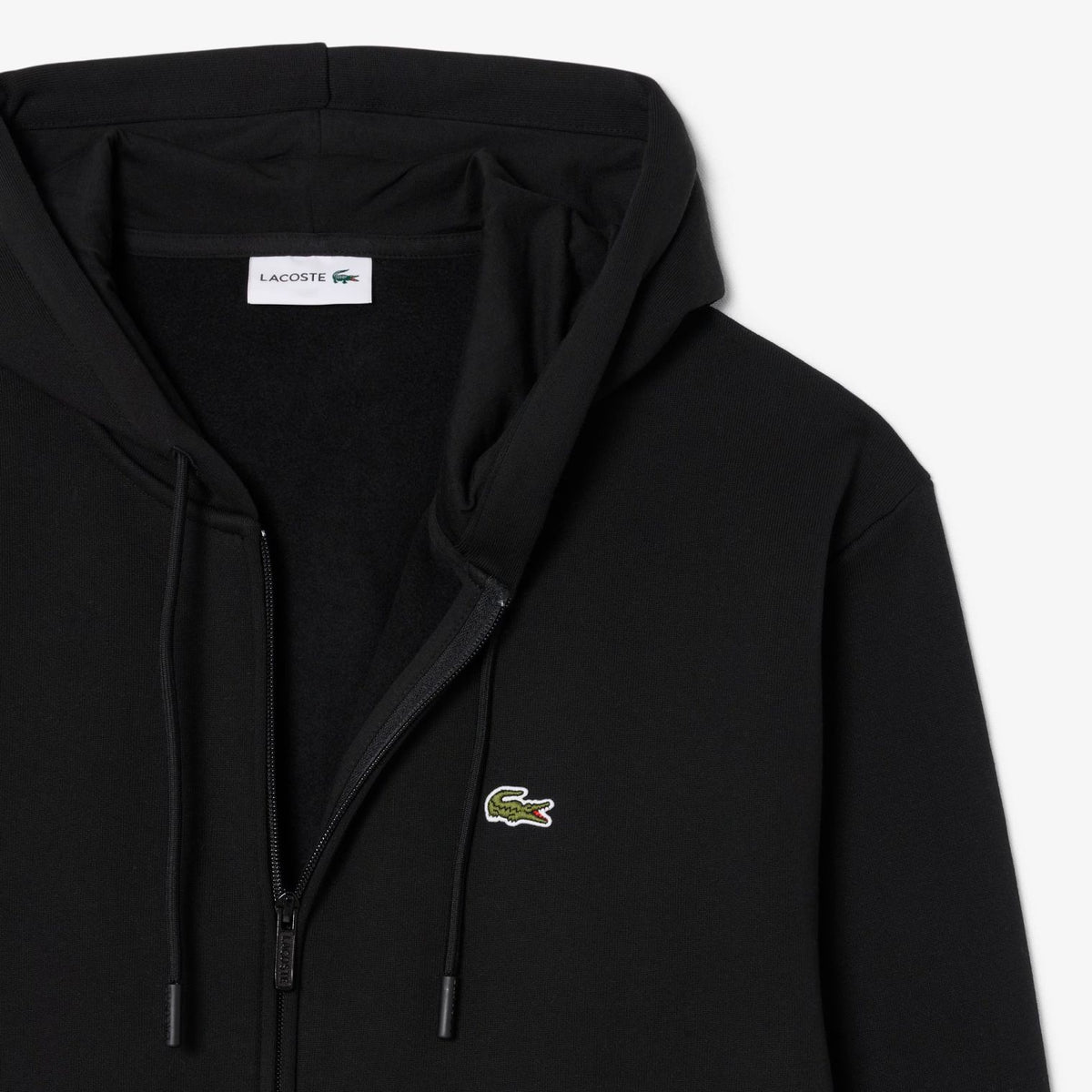 Lacoste Fleece Vest Zwart