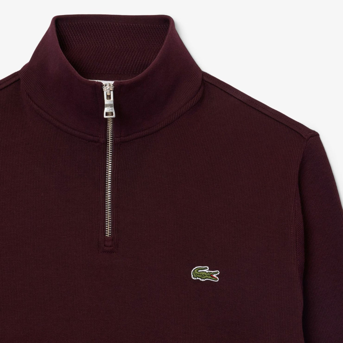 Lacoste Half Zip Sweater Bordeaux