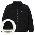 Lacoste Hooded Down Puffer Zwart