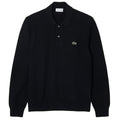 Lacoste Knitted Longsleeve Polo Zwart