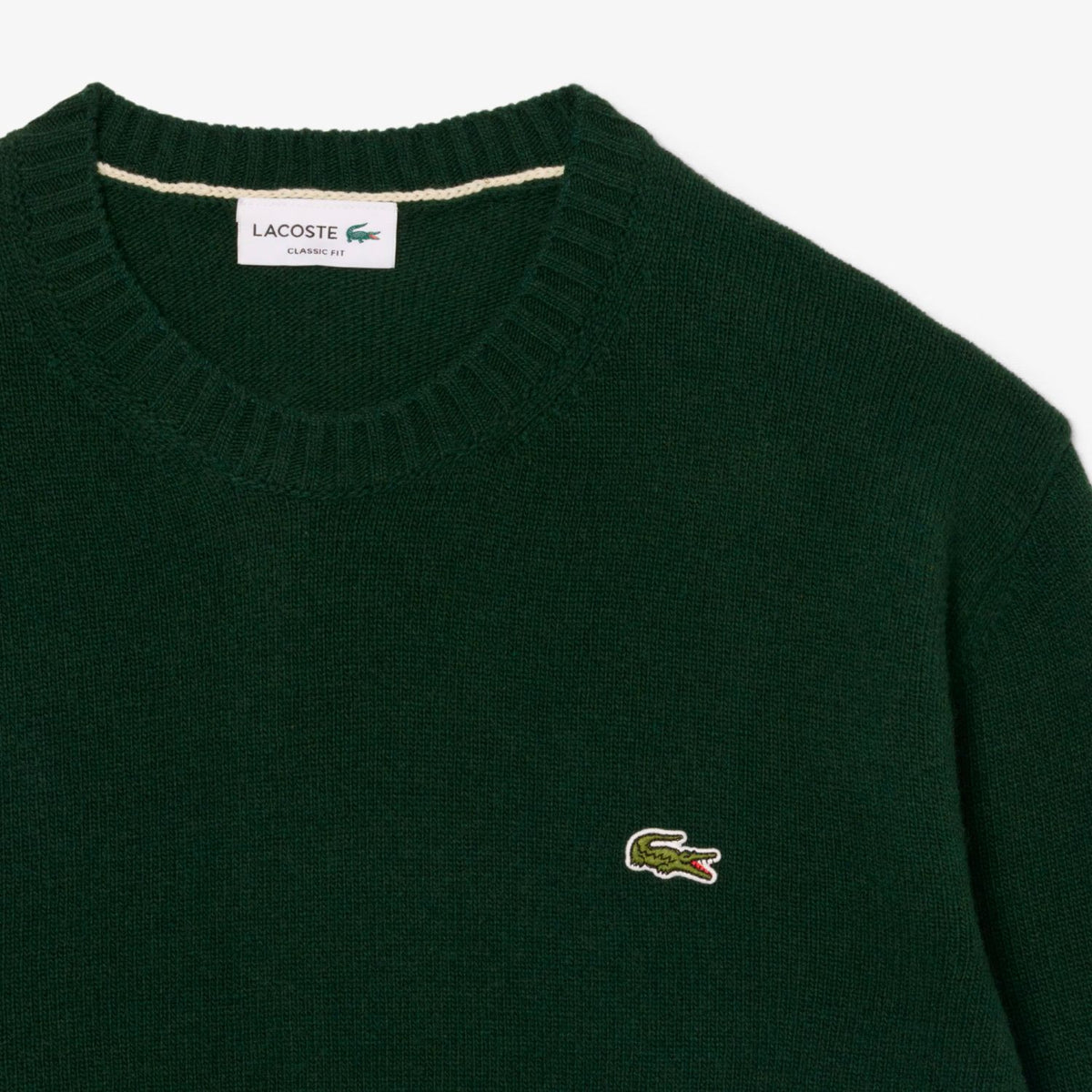 Lacoste Knitted Sweater Donker Groen